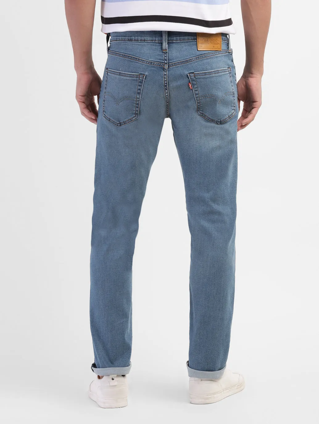Men's 511 Blue Slim Fit Mid Rise Jeans