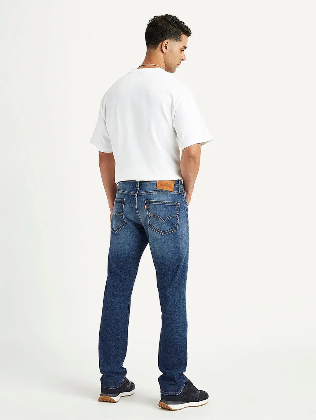Men's 511 Blue Slim Fit Mid Rise Jeans