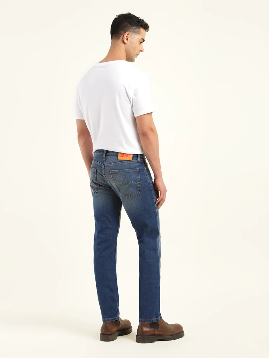 Men's 511 Blue Slim Fit Mid Rise Jeans