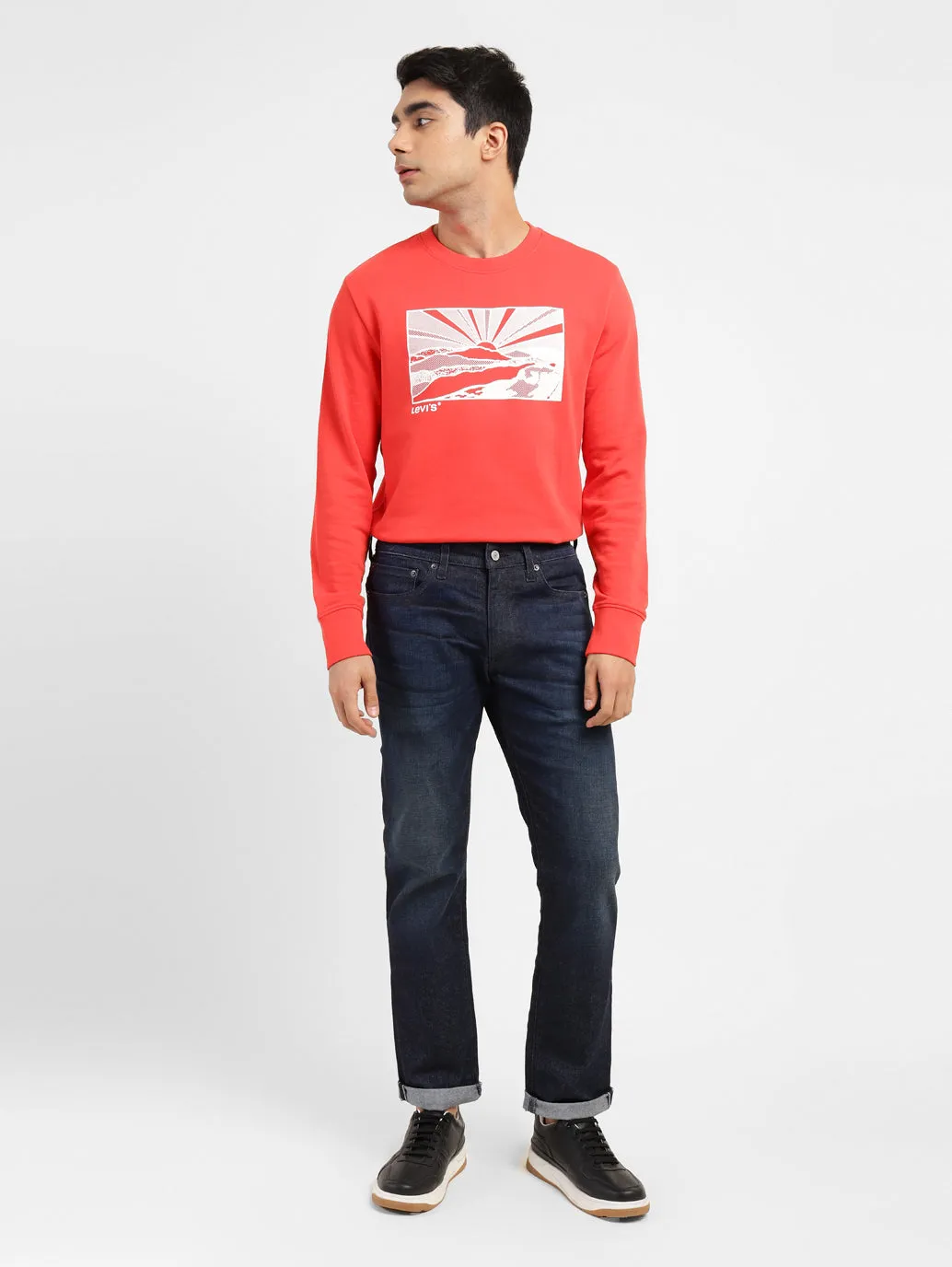 Men's 511 Blue Slim Fit Mid Rise Jeans