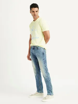 Men's 511 Blue Slim Fit Mid Rise Jeans
