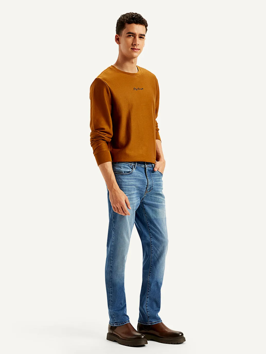 Men's 511 Blue Slim Fit Mid Rise Jeans