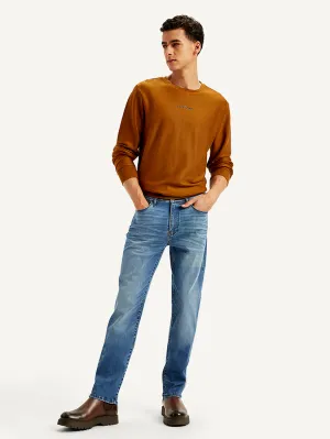 Men's 511 Blue Slim Fit Mid Rise Jeans