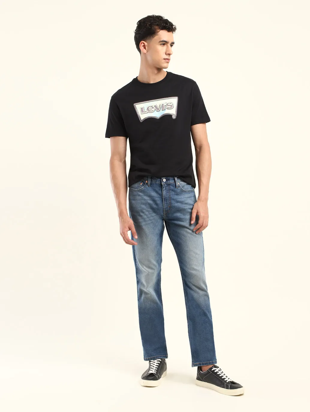 Men's 511 Blue Slim Fit Mid Rise Jeans
