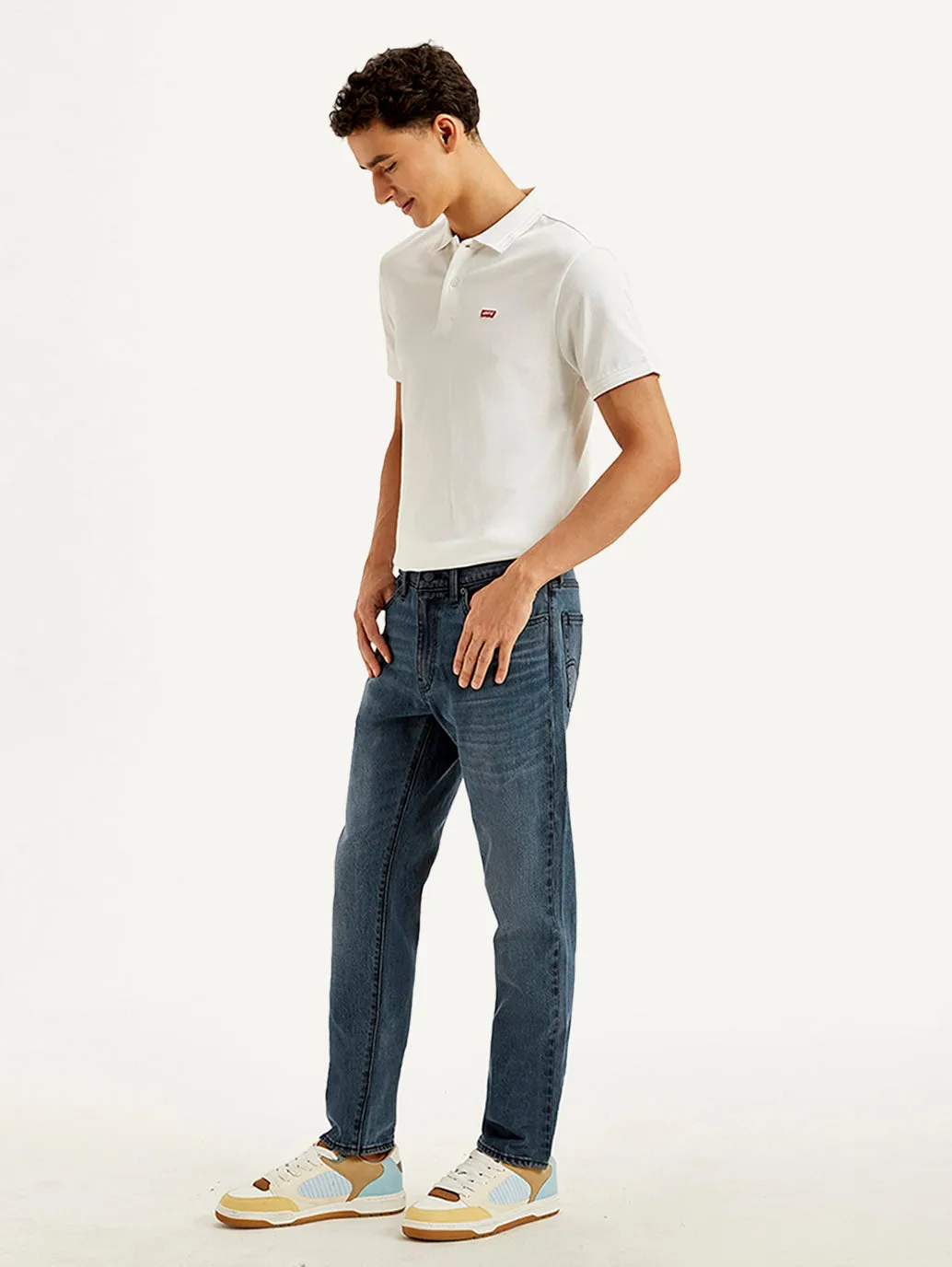 Men's 511 Blue Slim Fit Mid Rise Jeans