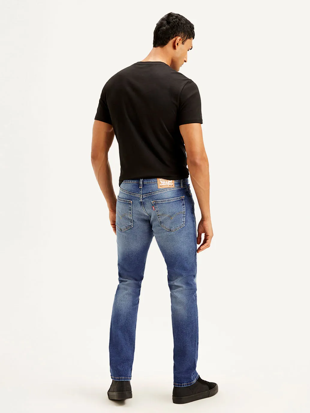 Men's 511 Blue Slim Fit Mid Rise Jeans