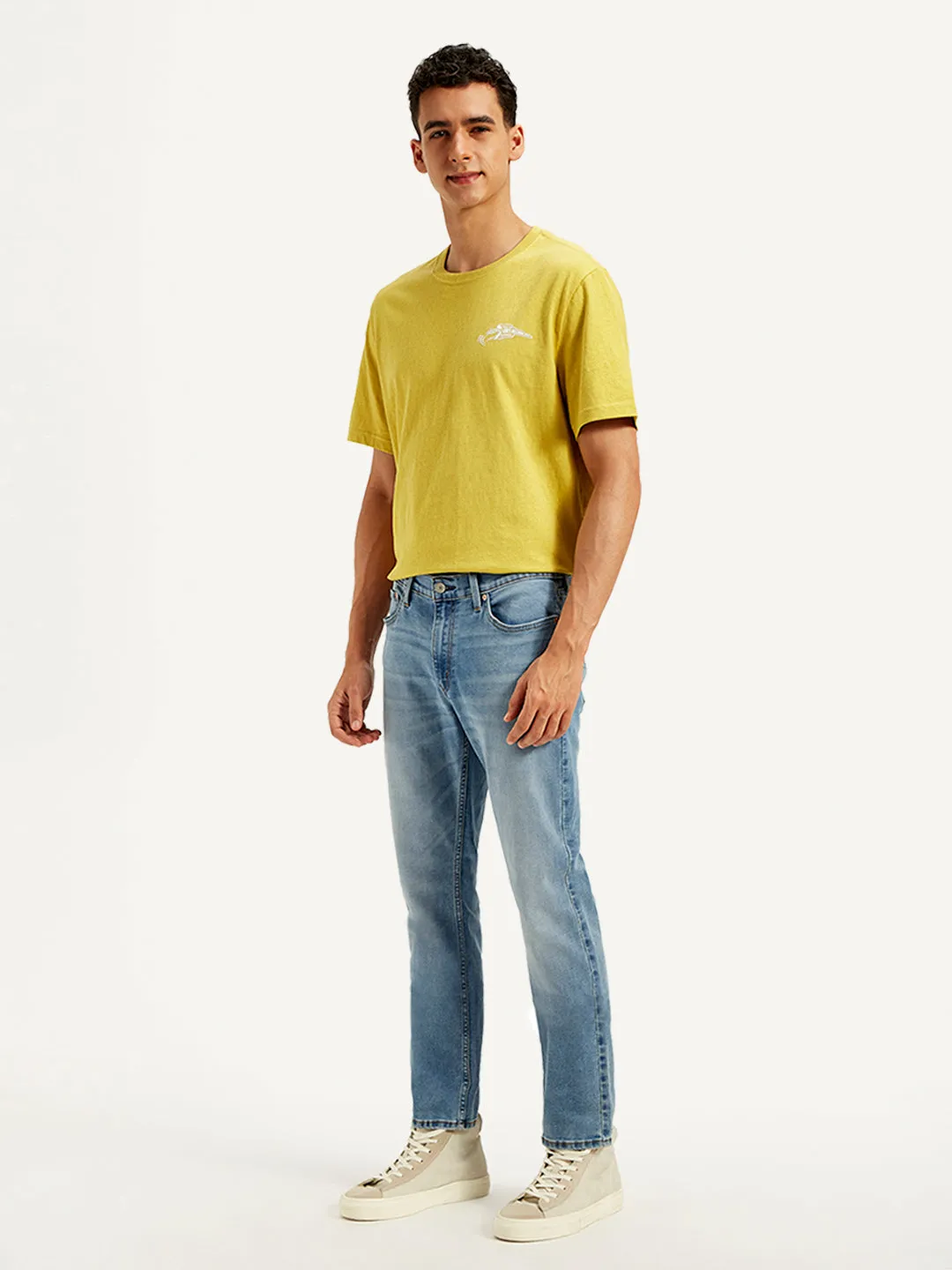 Men's 511 Blue Slim Fit Mid Rise Jeans