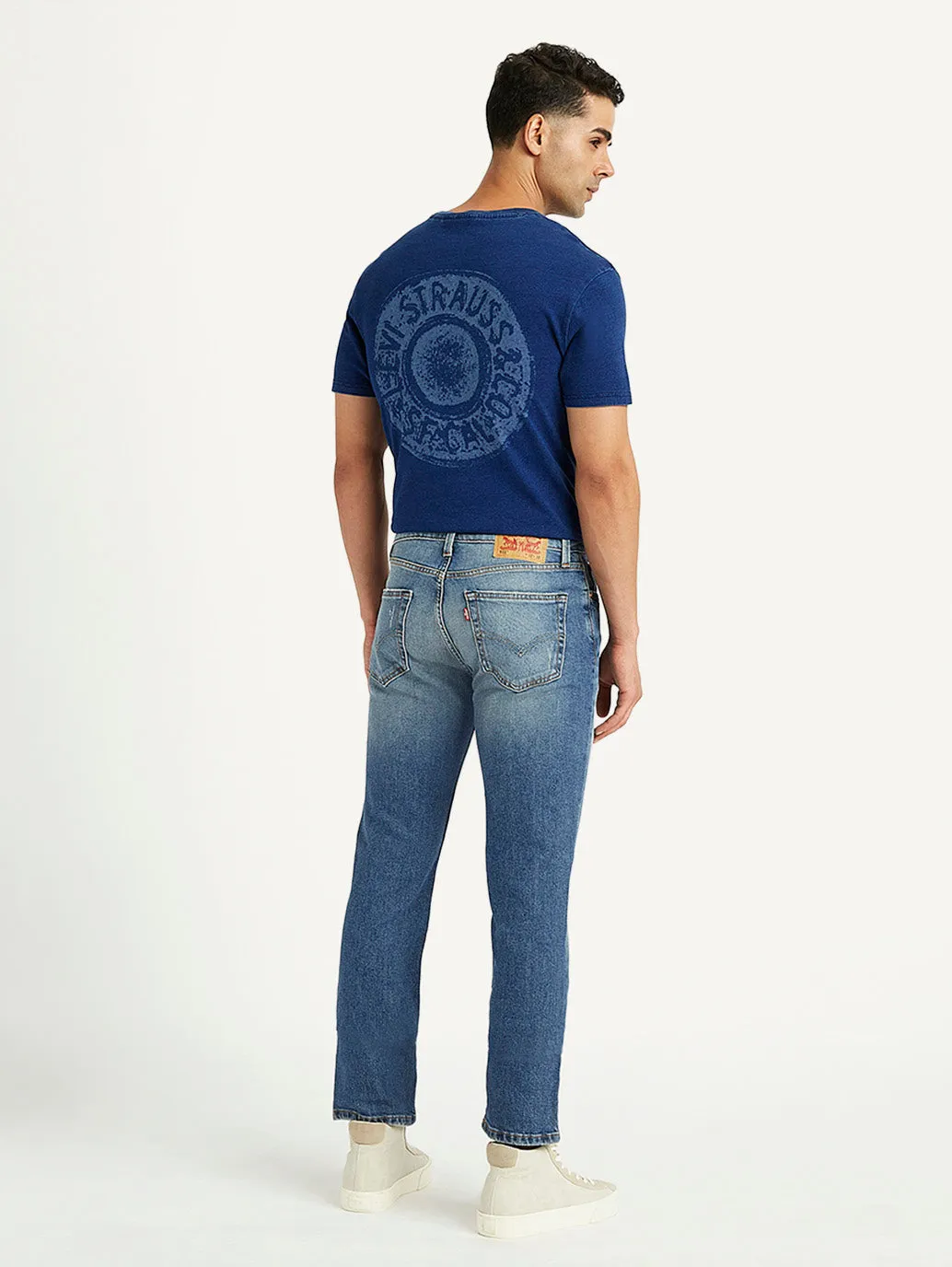 Men's 511 Blue Slim Fit Mid Rise Jeans