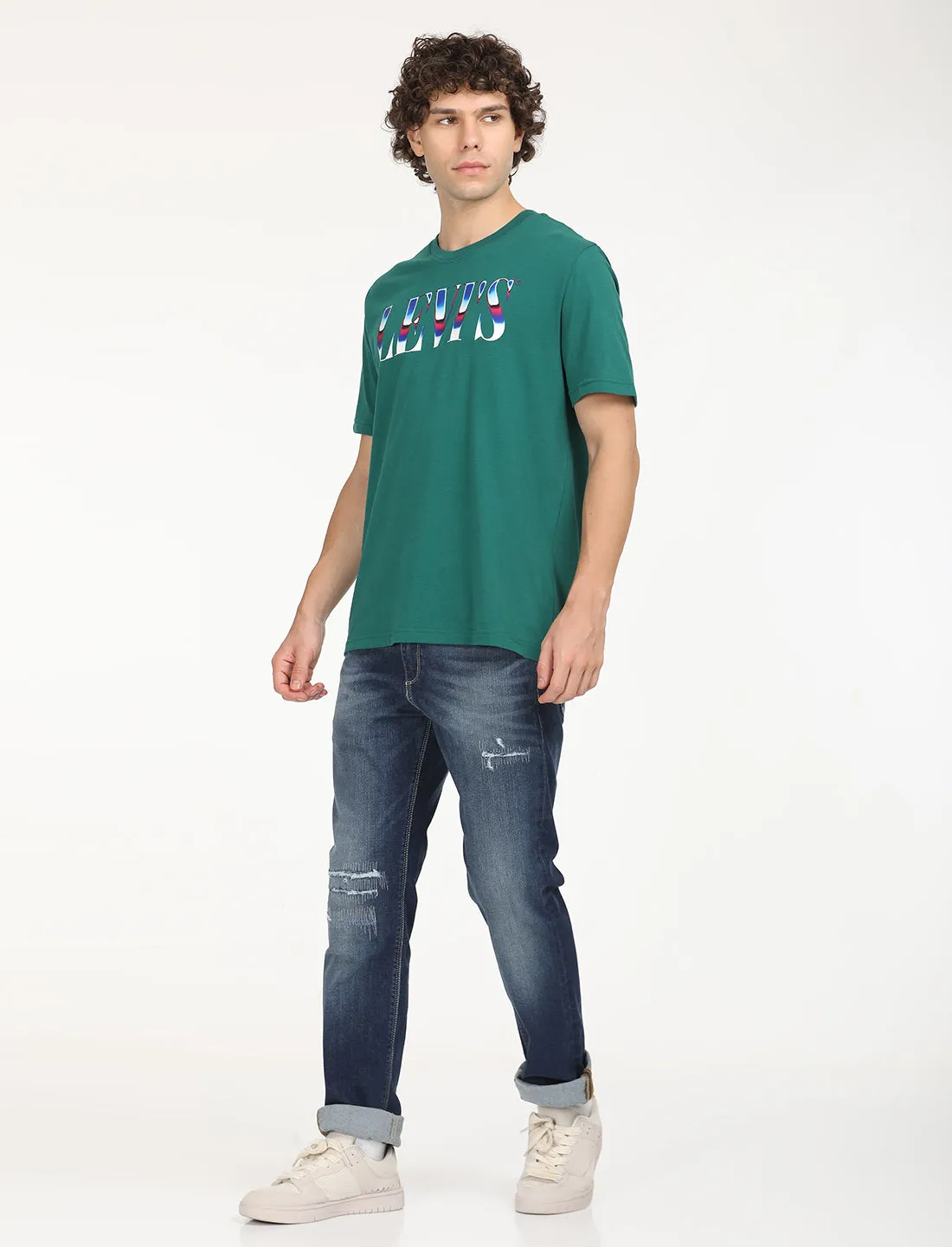 Men's 511 Blue Slim Fit Mid Rise Jeans
