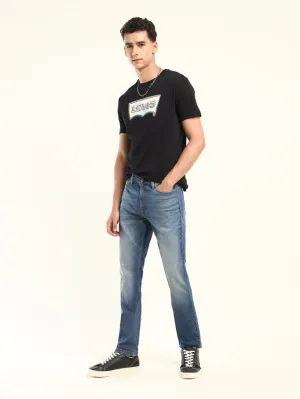 Men's 511 Blue Slim Fit Mid Rise Jeans