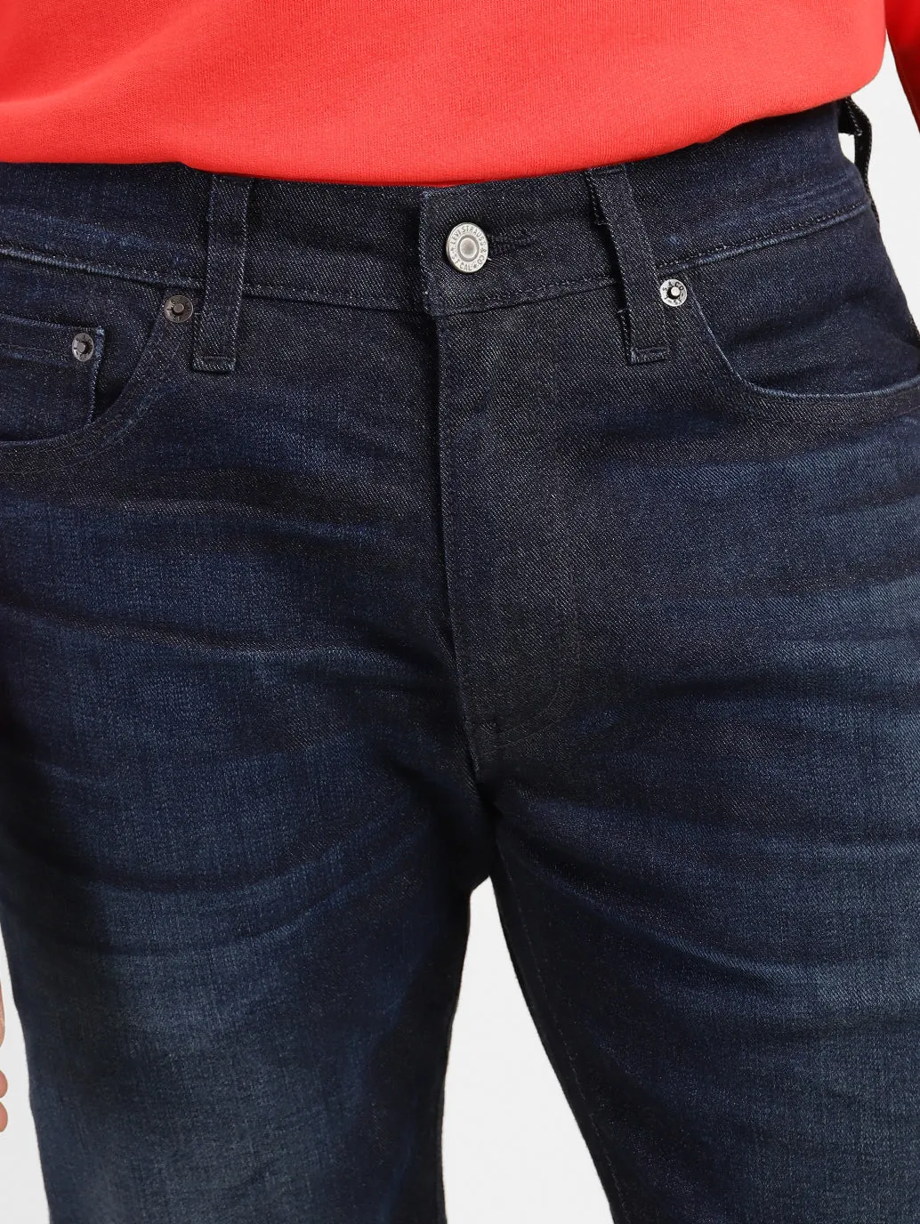 Men's 511 Blue Slim Fit Mid Rise Jeans