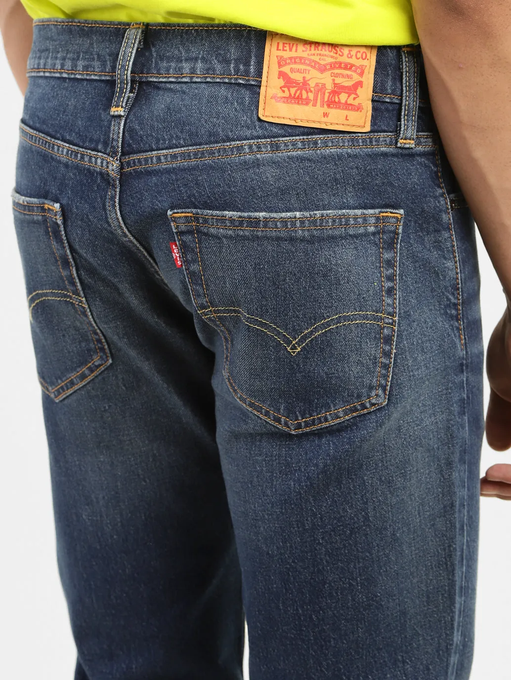 Men's 511 Blue Slim Fit Mid Rise Jeans