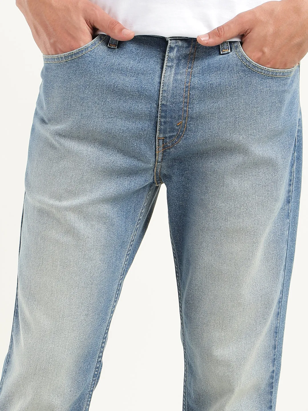 Men's 511 Blue Slim Fit Mid Rise Jeans
