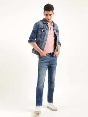 Men's 511 Blue Slim Fit Mid Rise Jeans