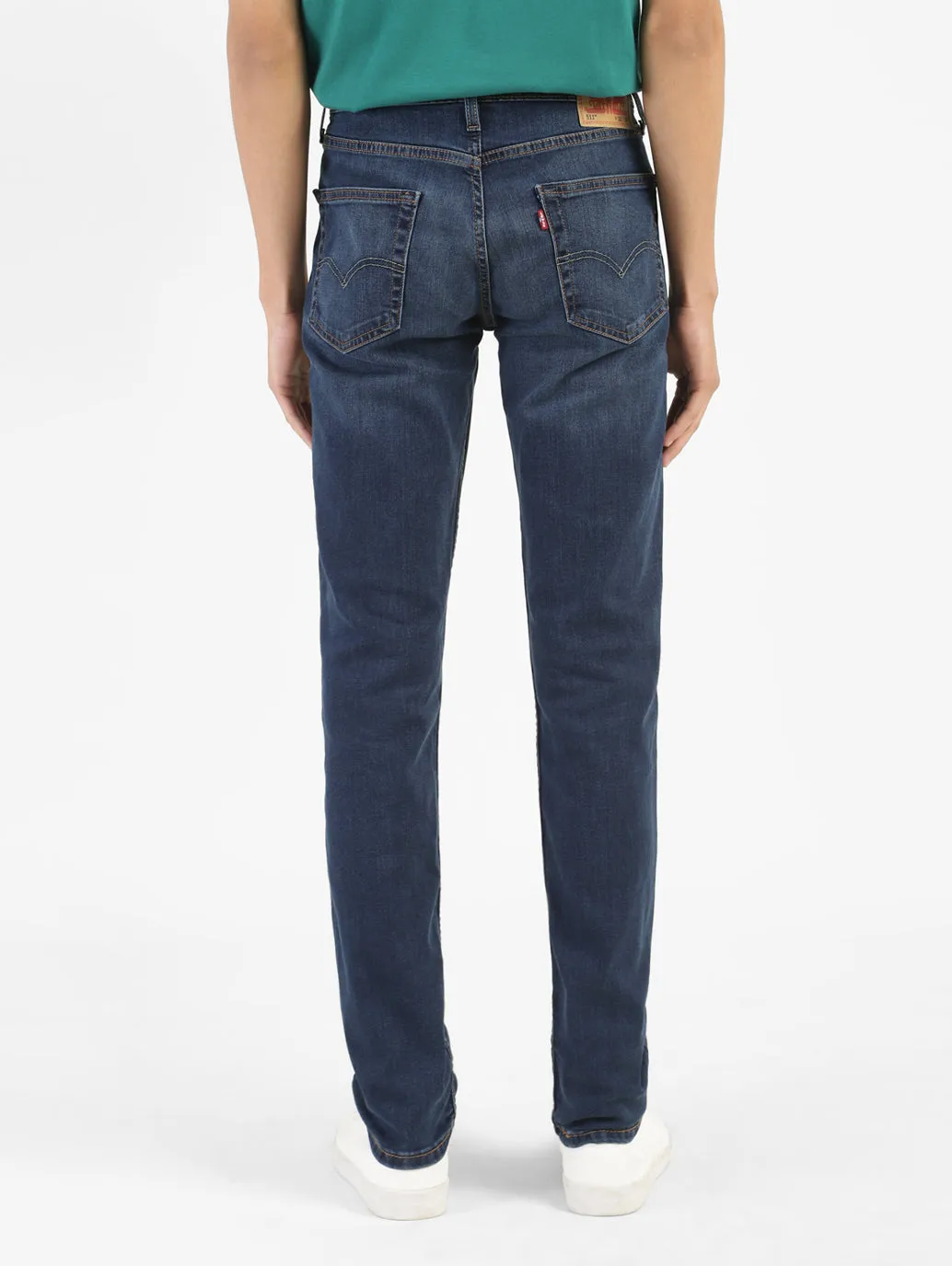 Men's 511 Blue Slim Fit Mid Rise Jeans
