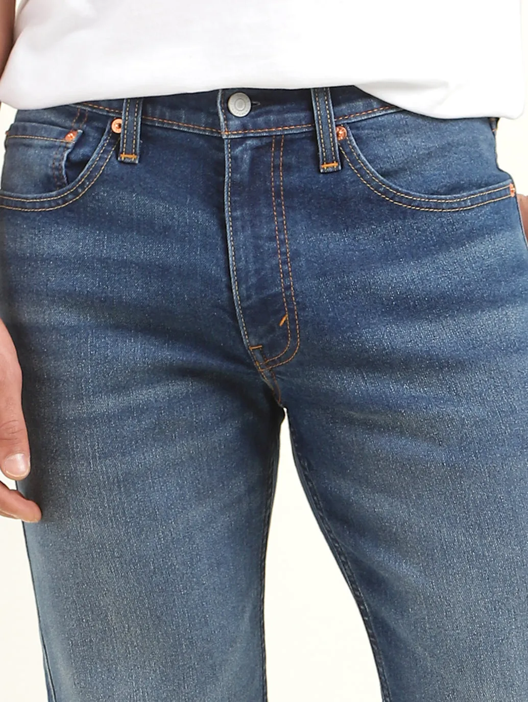 Men's 511 Blue Slim Fit Mid Rise Jeans