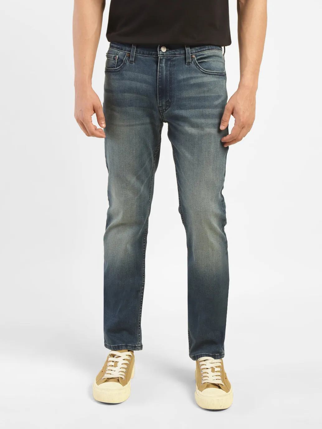 Men's 511 Blue Slim Fit Mid Rise Jeans