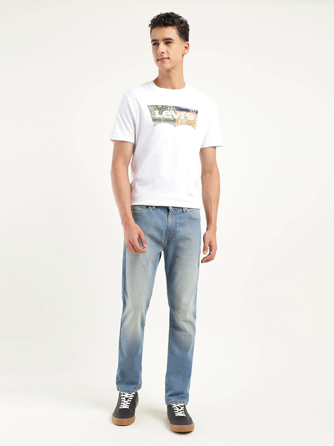 Men's 511 Blue Slim Fit Mid Rise Jeans