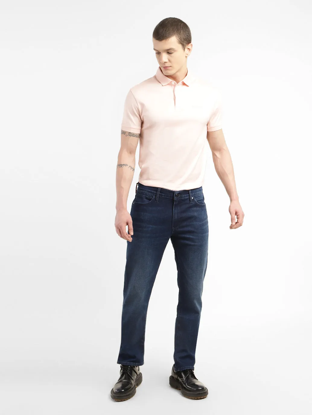 Men's 511 Blue Slim Fit Mid Rise Jeans