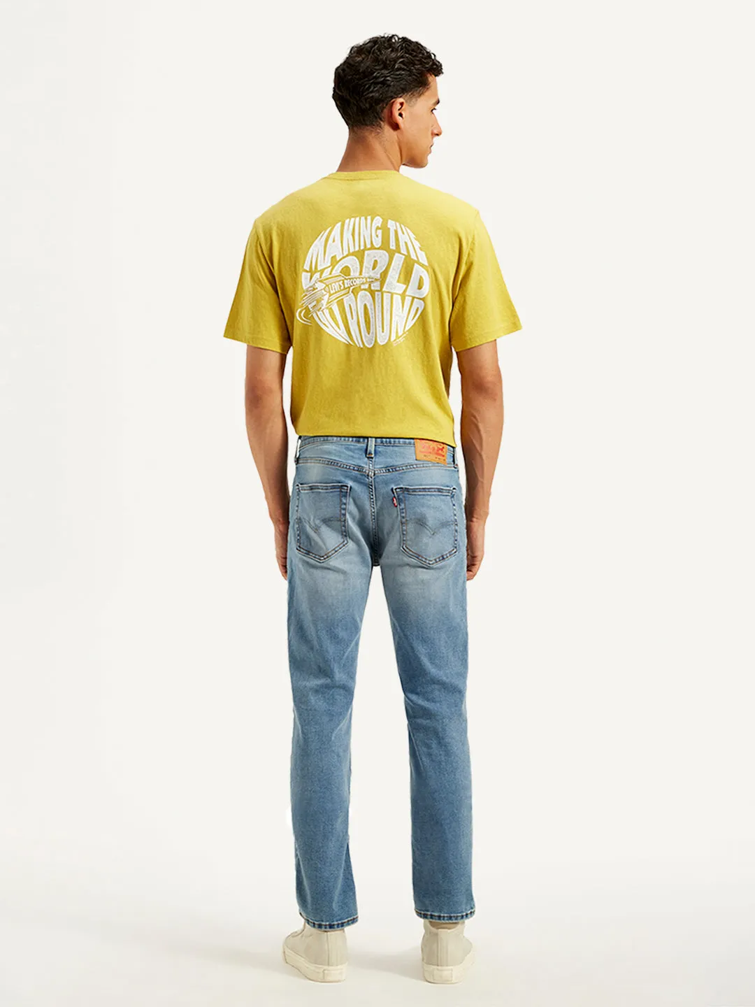 Men's 511 Blue Slim Fit Mid Rise Jeans