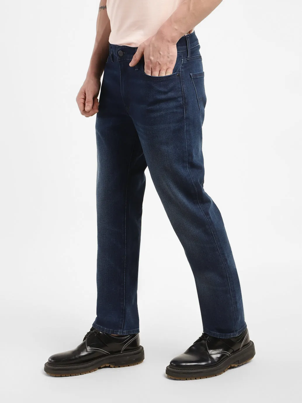 Men's 511 Blue Slim Fit Mid Rise Jeans