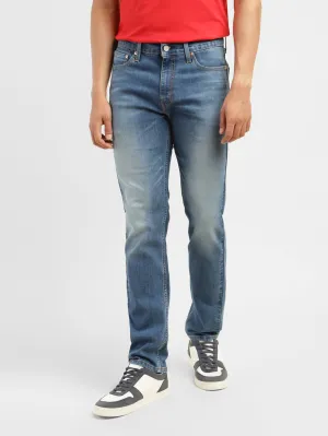 Men's 511 Blue Slim Fit Mid Rise Jeans
