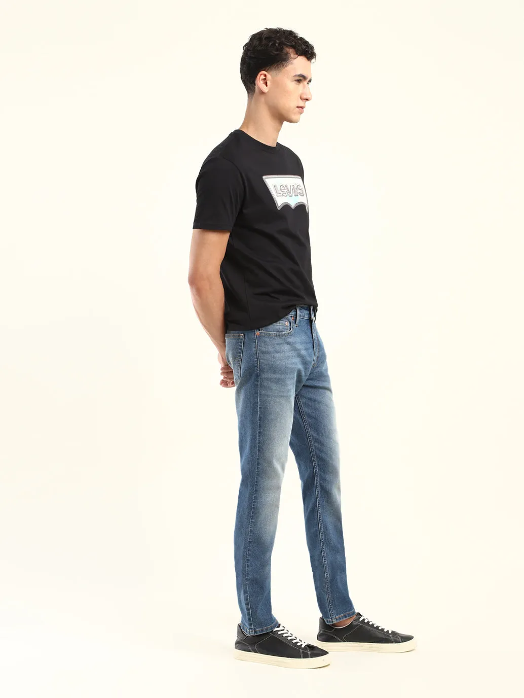 Men's 511 Blue Slim Fit Mid Rise Jeans