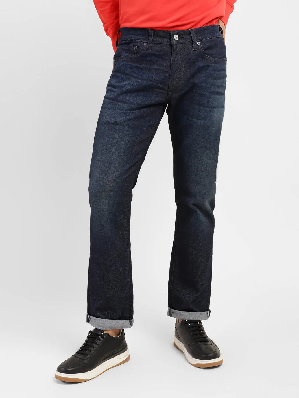 Men's 511 Blue Slim Fit Mid Rise Jeans