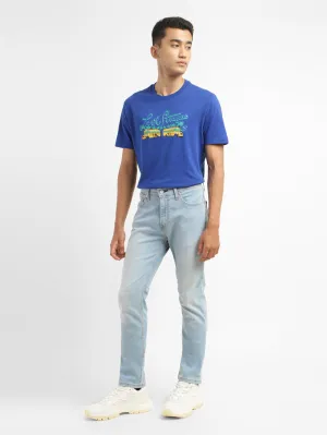 Men's 511 Blue Slim Fit Mid Rise Jeans