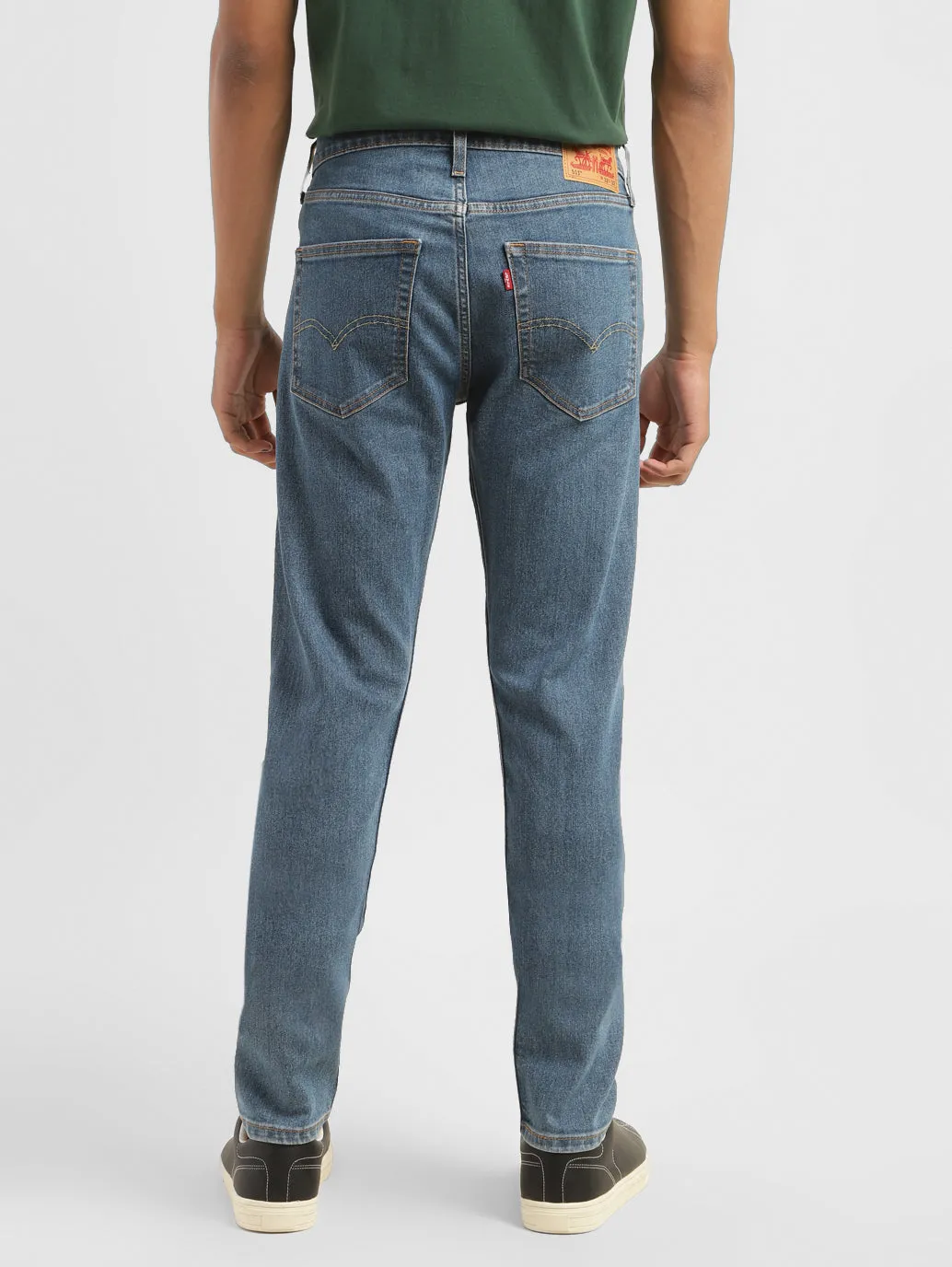 Men's 511 Blue Slim Fit Mid Rise Jeans