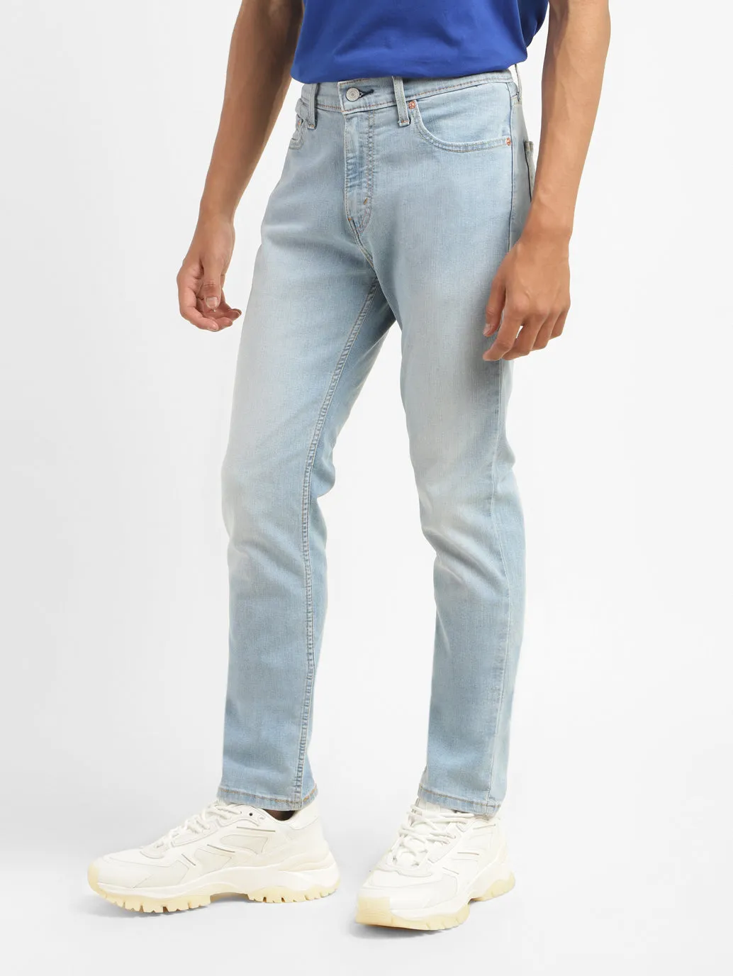 Men's 511 Blue Slim Fit Mid Rise Jeans