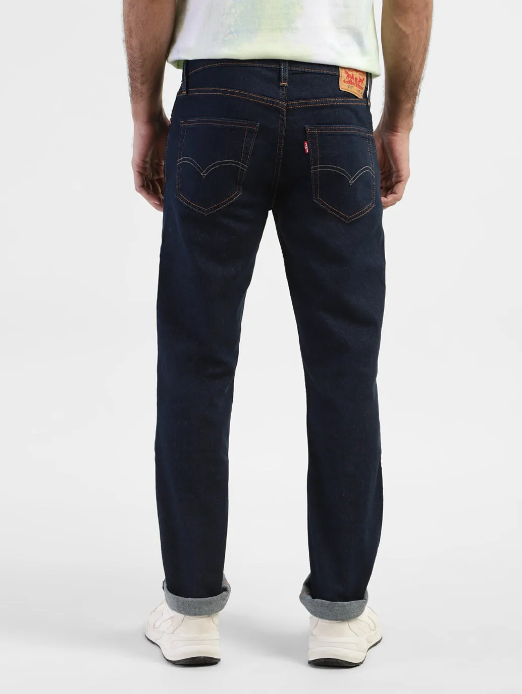 Men's 511 Blue Slim Fit Mid Rise Jeans