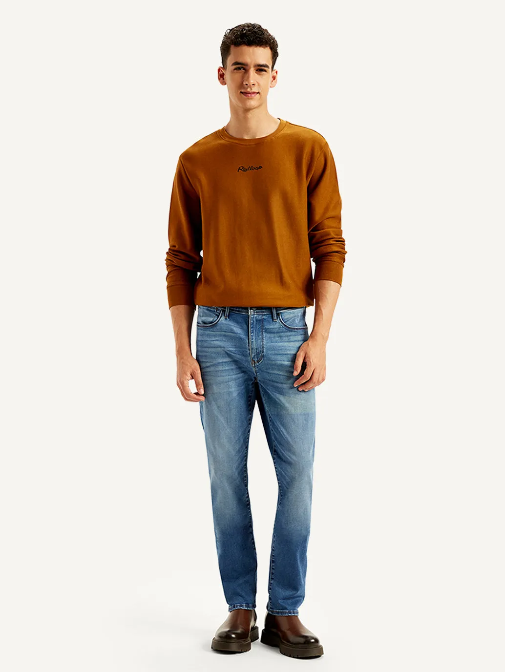 Men's 511 Blue Slim Fit Mid Rise Jeans