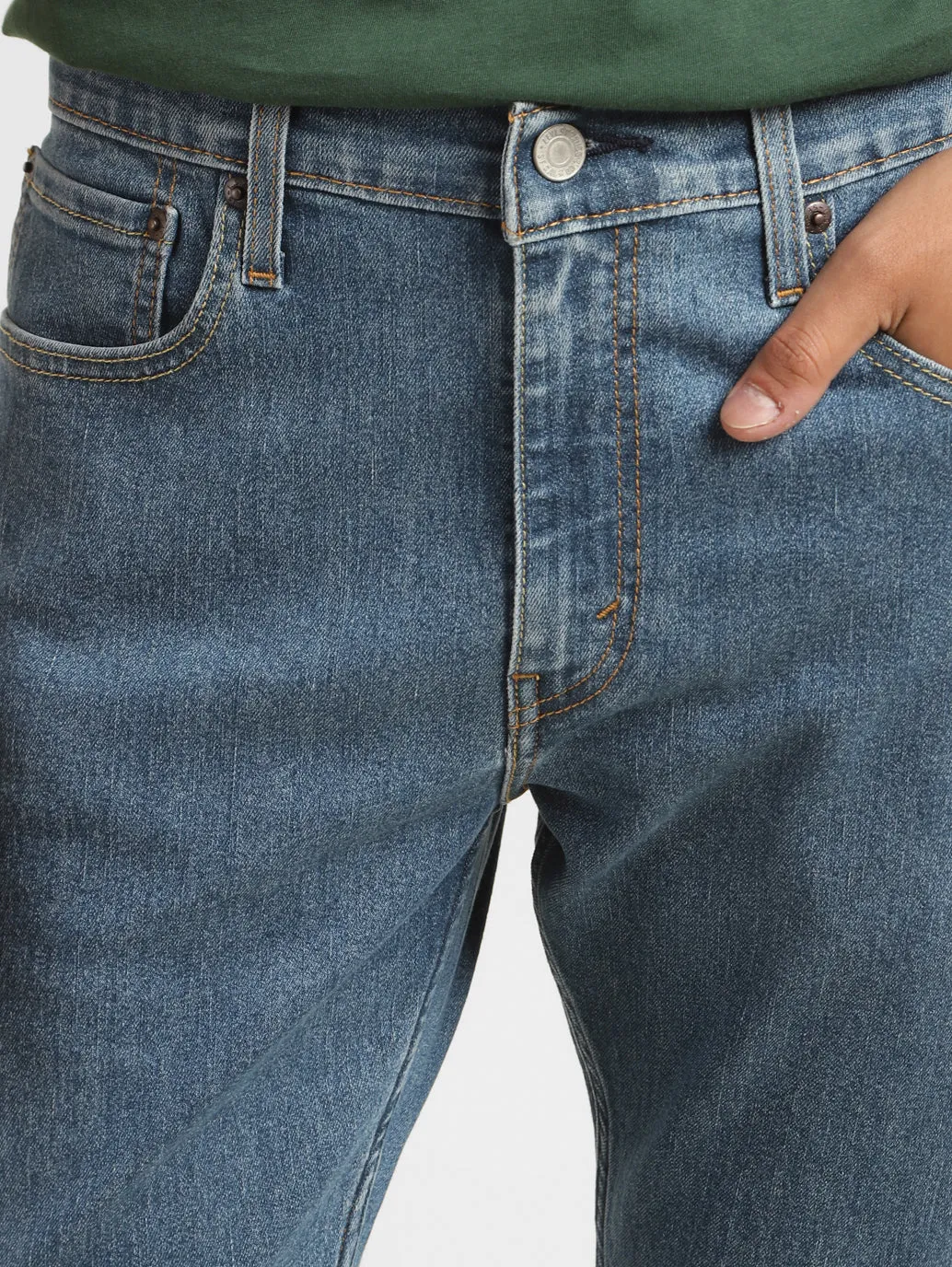 Men's 511 Blue Slim Fit Mid Rise Jeans