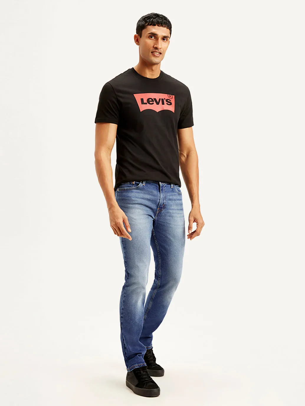 Men's 511 Blue Slim Fit Mid Rise Jeans