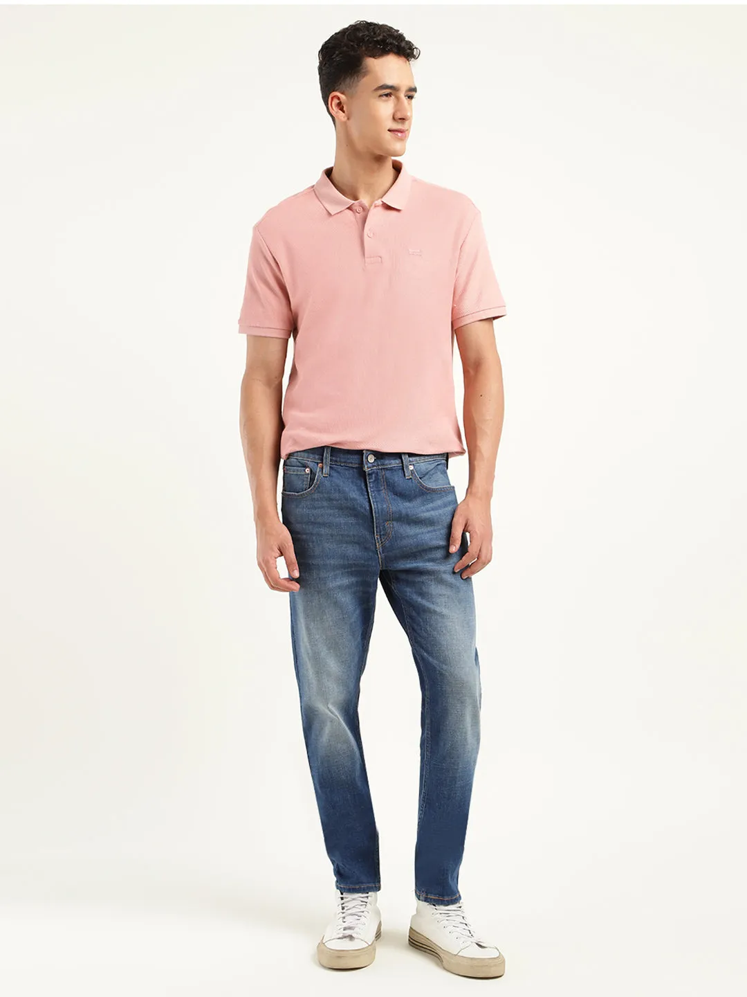 Men's 511 Blue Slim Fit Mid Rise Jeans