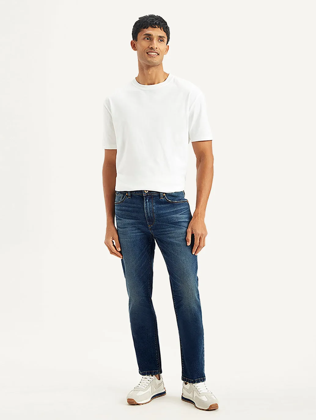Men's 511 Blue Slim Fit Mid Rise Jeans
