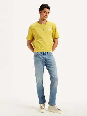 Men's 511 Blue Slim Fit Mid Rise Jeans