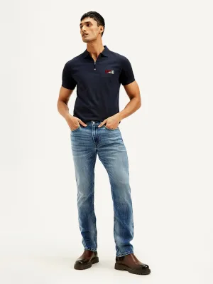 Men's 511 Blue Slim Fit Mid Rise Jeans