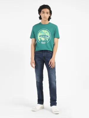 Men's 511 Blue Slim Fit Mid Rise Jeans