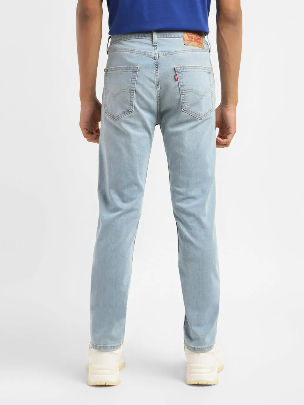 Men's 511 Blue Slim Fit Mid Rise Jeans