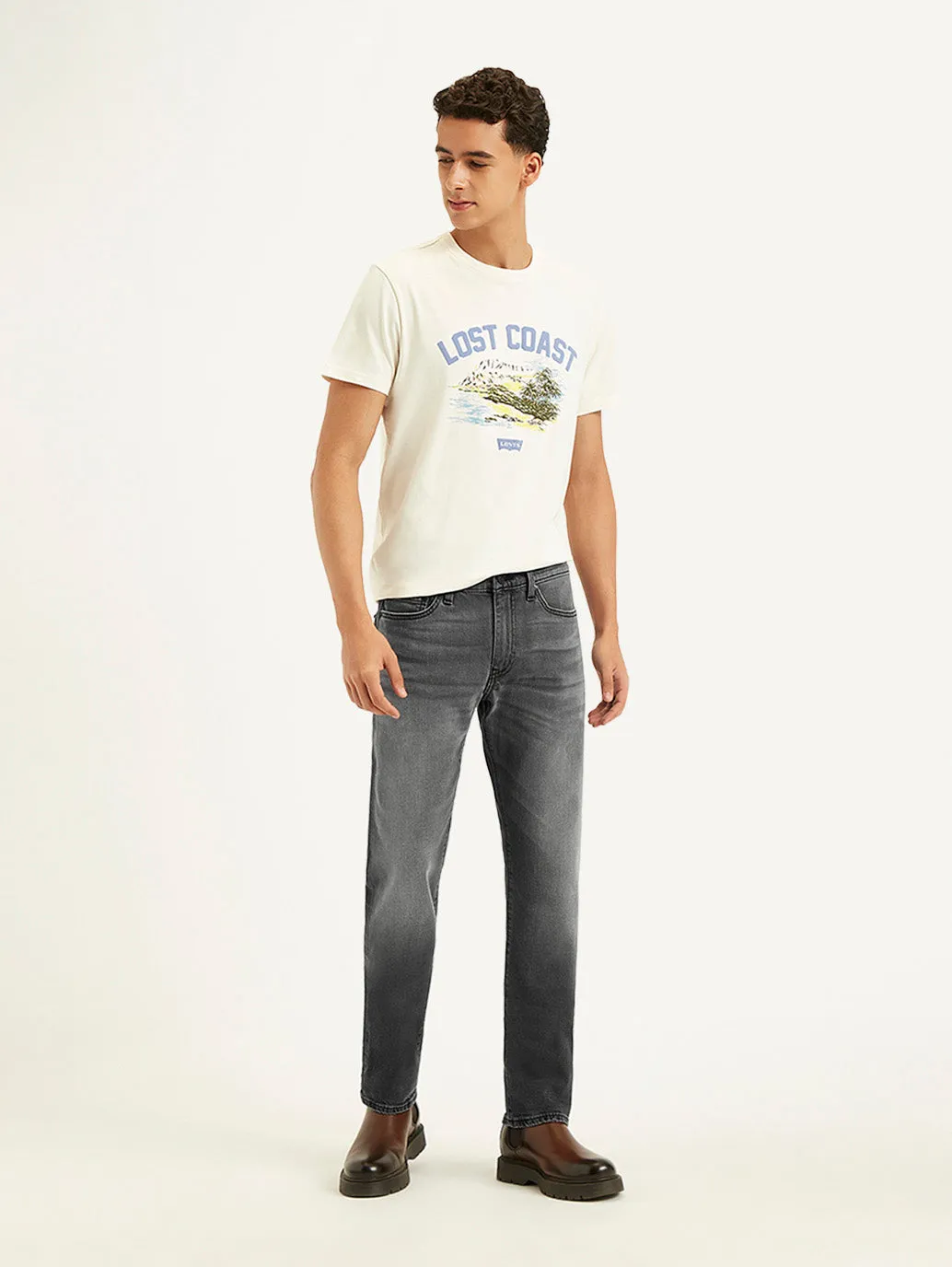 Men's 511 Charcoal Grey Slim Fit Mid Rise Jeans