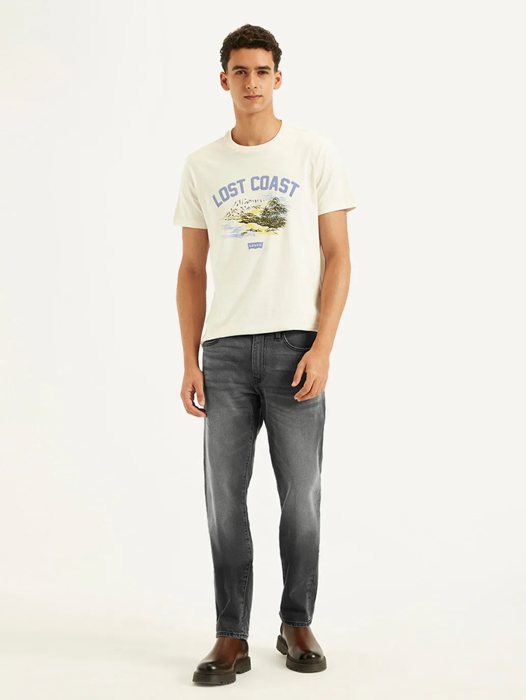 Men's 511 Charcoal Grey Slim Fit Mid Rise Jeans
