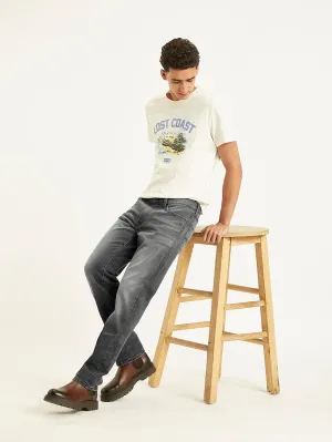 Men's 511 Charcoal Grey Slim Fit Mid Rise Jeans