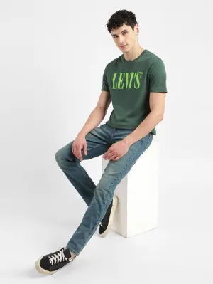 Men's 511 Dark Blue Slim Fit Mid Rise Jeans