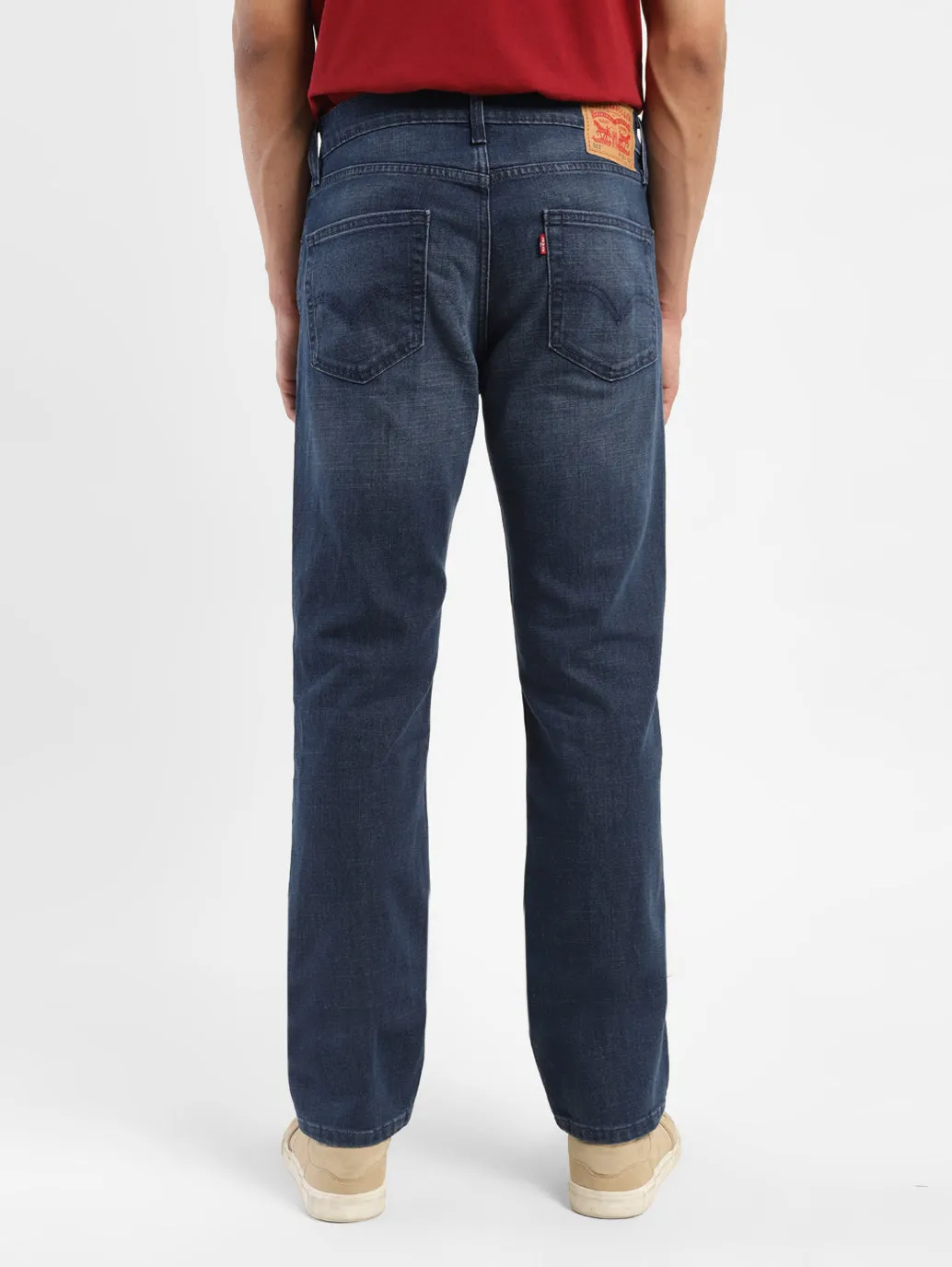 Men's 511 Dark Blue Slim Fit Mid Rise Jeans