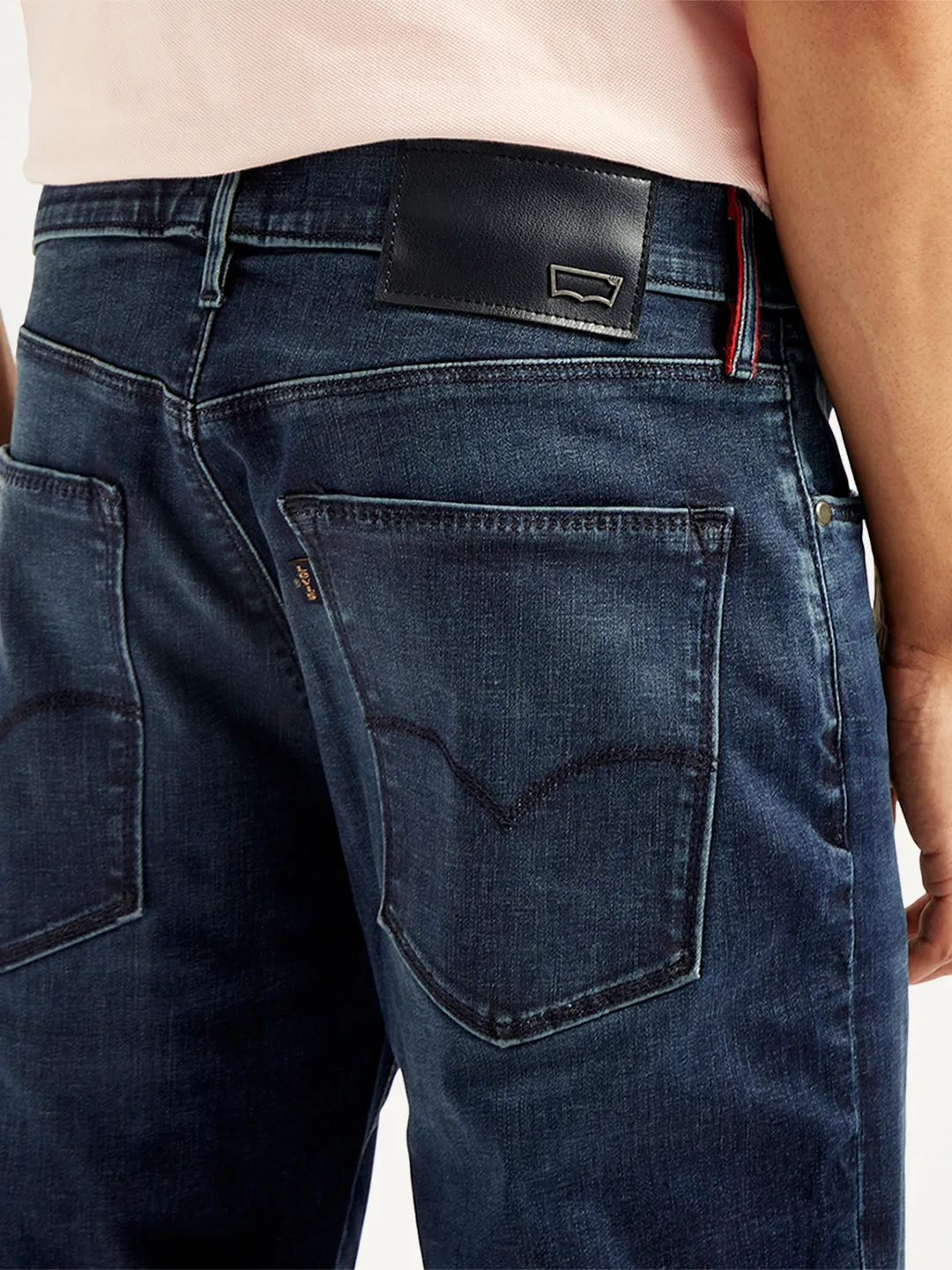 Men's 511 Dark Blue Slim Fit Mid Rise Jeans