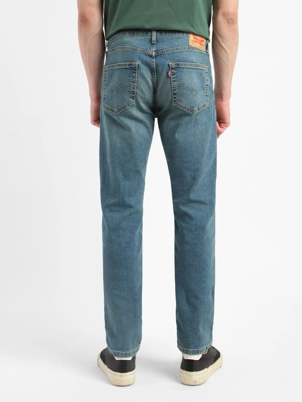 Men's 511 Dark Blue Slim Fit Mid Rise Jeans