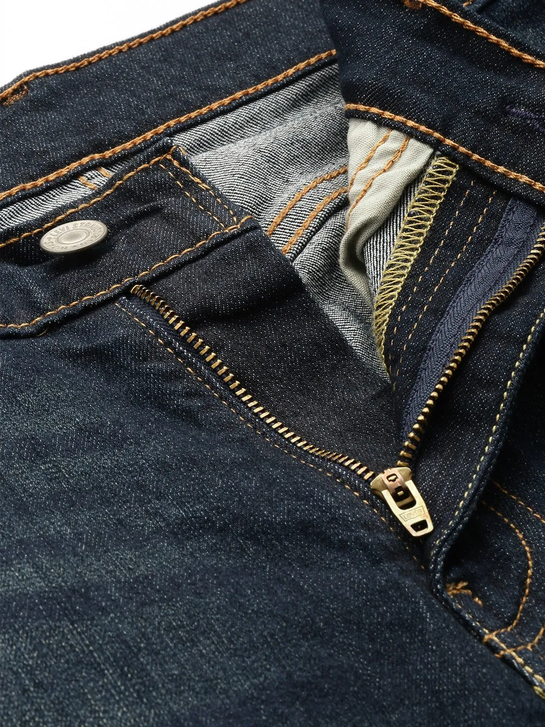 Men's 511 Dark Blue Slim Fit Mid Rise Jeans
