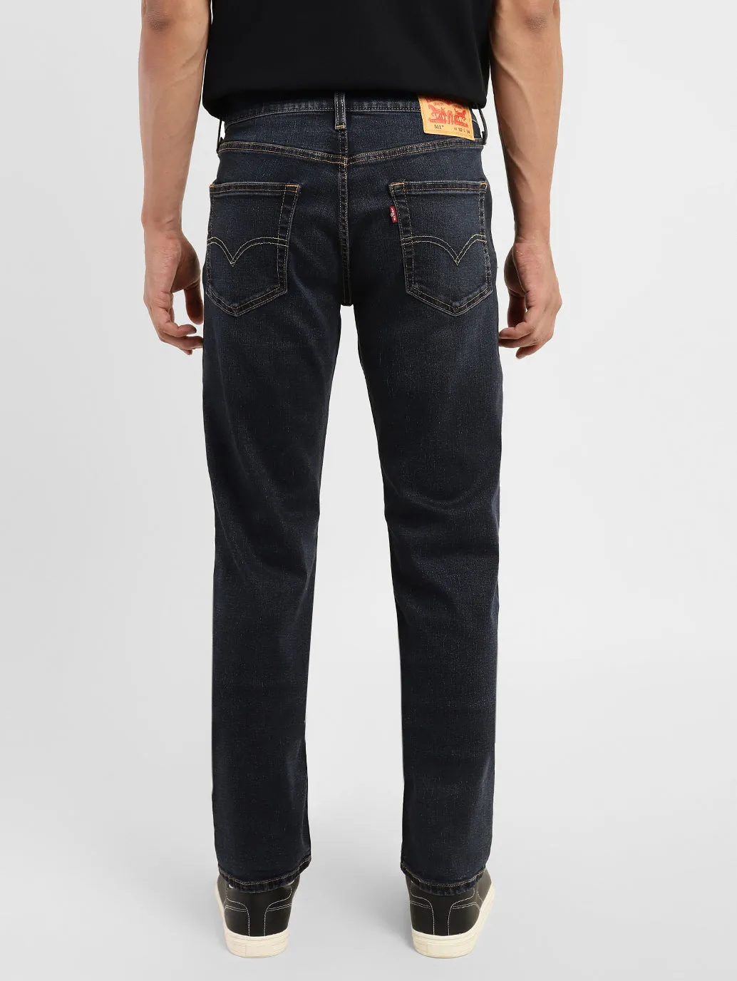 Men's 511 Dark Indigo Slim Fit Mid Rise Jeans